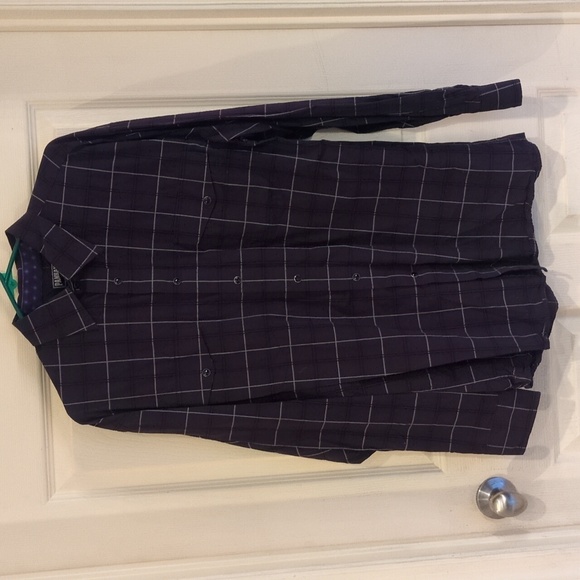 Vintage Panhandle | Long Sleeve Button Down | Purple | Black Pearl Snaps | EUC - Picture 1 of 6